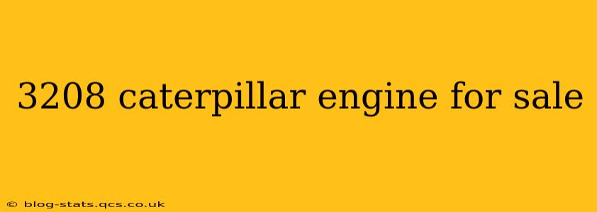 3208 caterpillar engine for sale