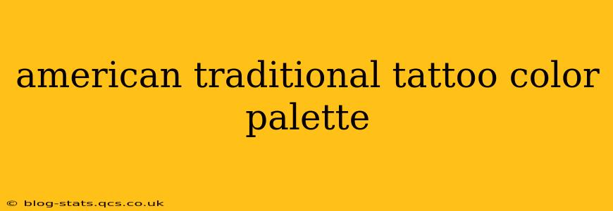 american traditional tattoo color palette