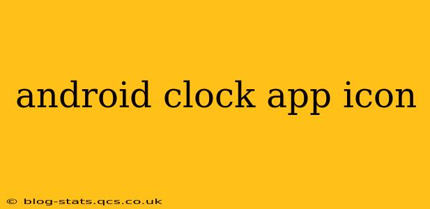 android clock app icon