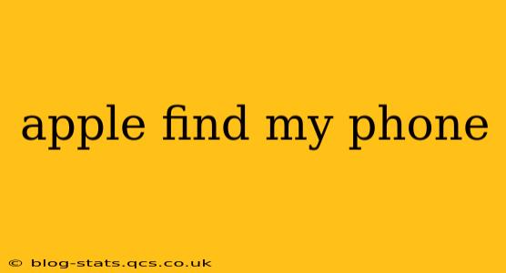 apple find my phone
