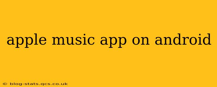apple music app on android