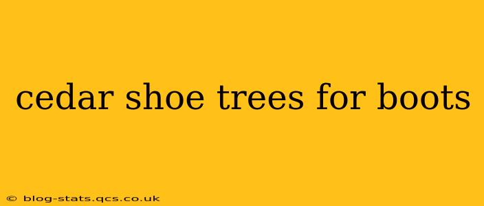 cedar shoe trees for boots