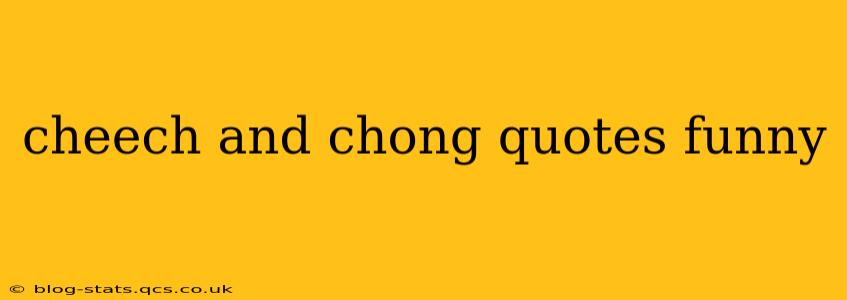 cheech and chong quotes funny