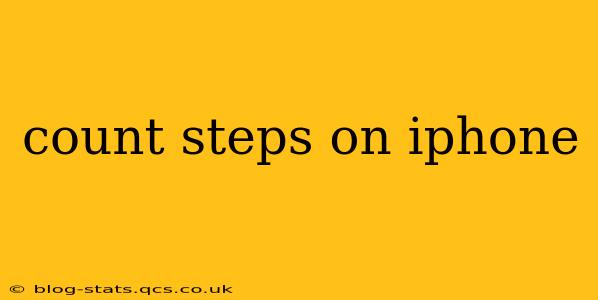 count steps on iphone