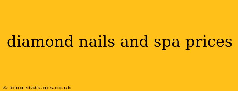 diamond nails and spa prices