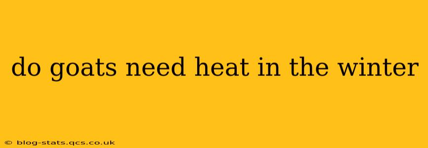 do goats need heat in the winter