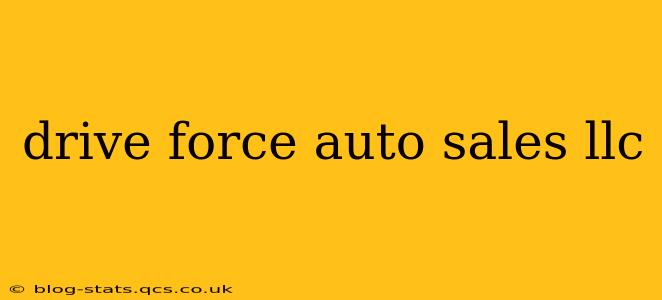 drive force auto sales llc