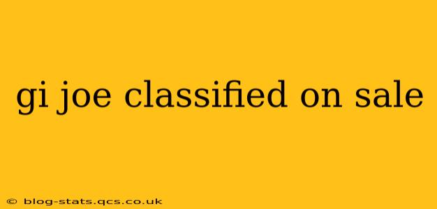 gi joe classified on sale