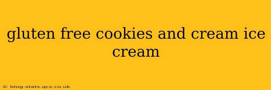 gluten free cookies and cream ice cream