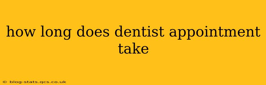 how long does dentist appointment take