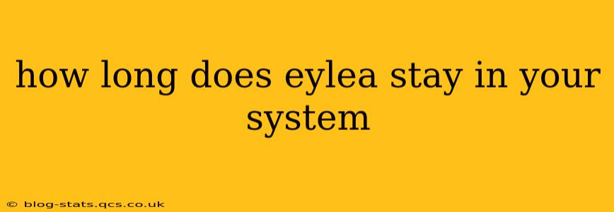 how long does eylea stay in your system