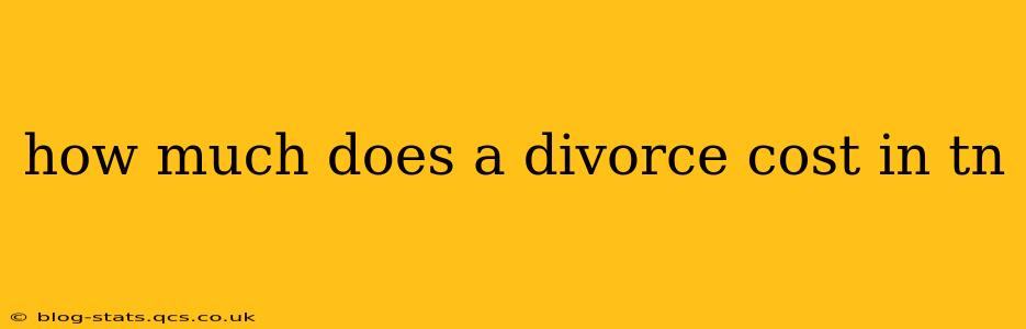 how much does a divorce cost in tn