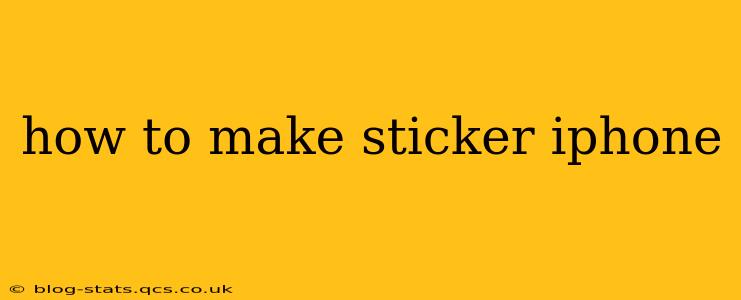 how to make sticker iphone