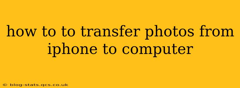 how to to transfer photos from iphone to computer