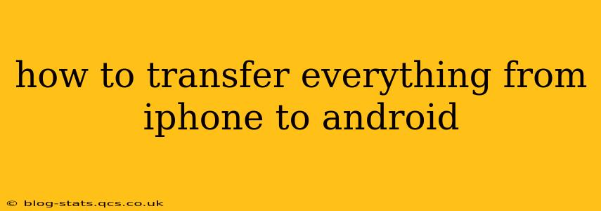 how to transfer everything from iphone to android