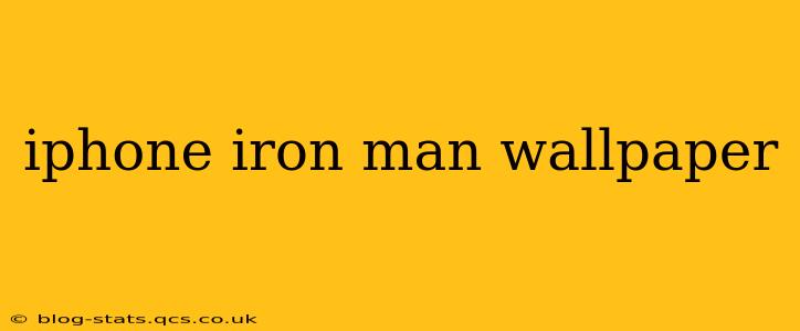 iphone iron man wallpaper