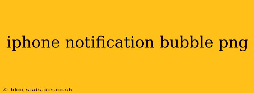 iphone notification bubble png