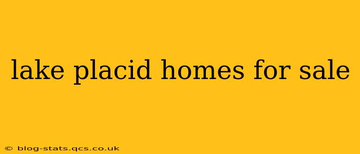 lake placid homes for sale