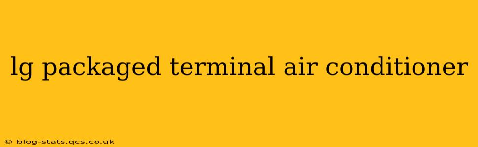 lg packaged terminal air conditioner