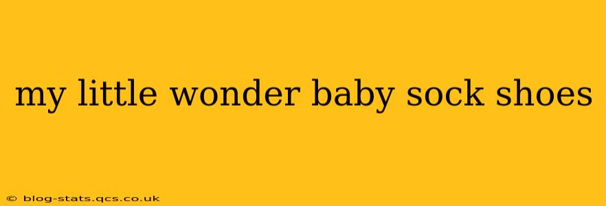 my little wonder baby sock shoes
