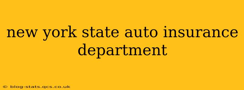 new york state auto insurance department