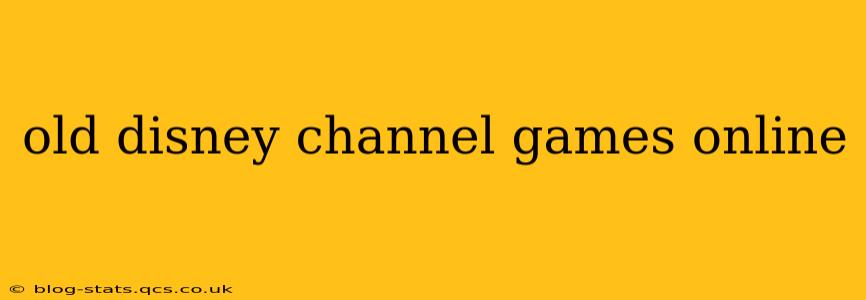 old disney channel games online