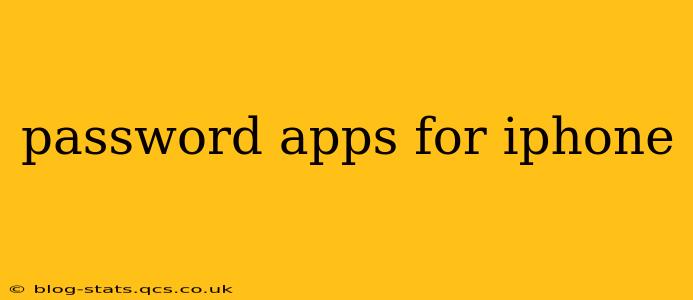 password apps for iphone