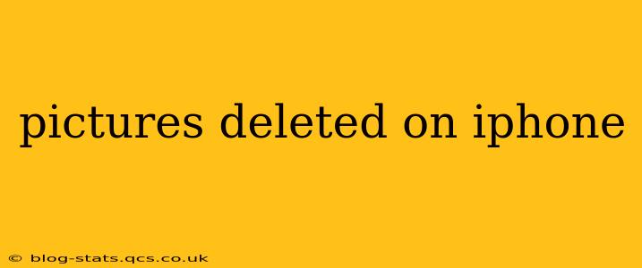 pictures deleted on iphone