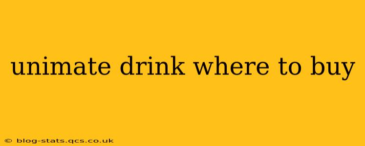 unimate drink where to buy