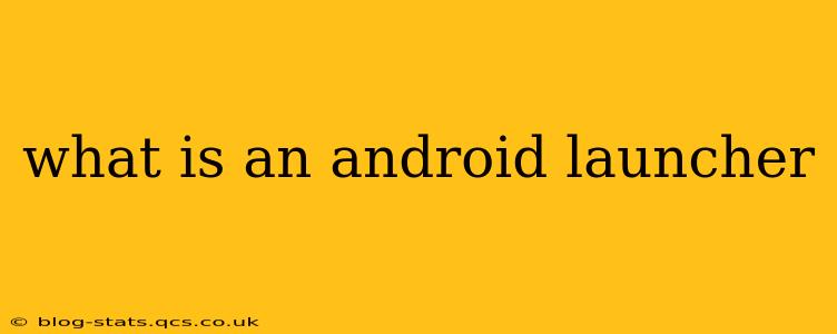 what is an android launcher