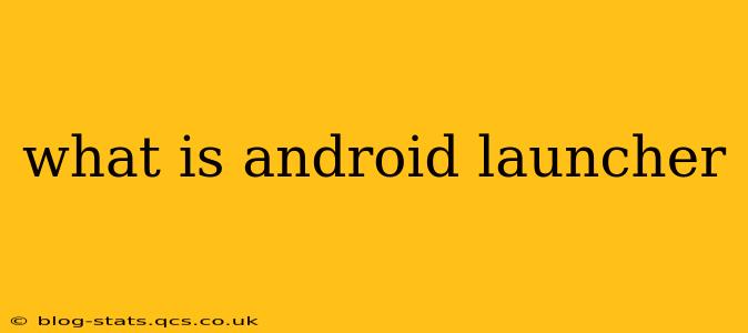 what is android launcher