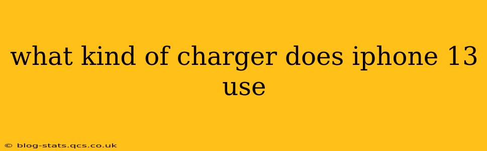 what kind of charger does iphone 13 use
