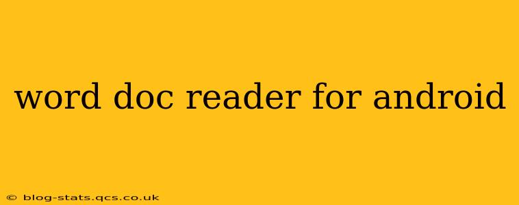 word doc reader for android